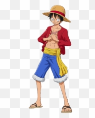 One Piece Straw Hat Monkey D Luffy Characters - Tv Tropes Monkey D Luffy Full Body Png,Luffy Png