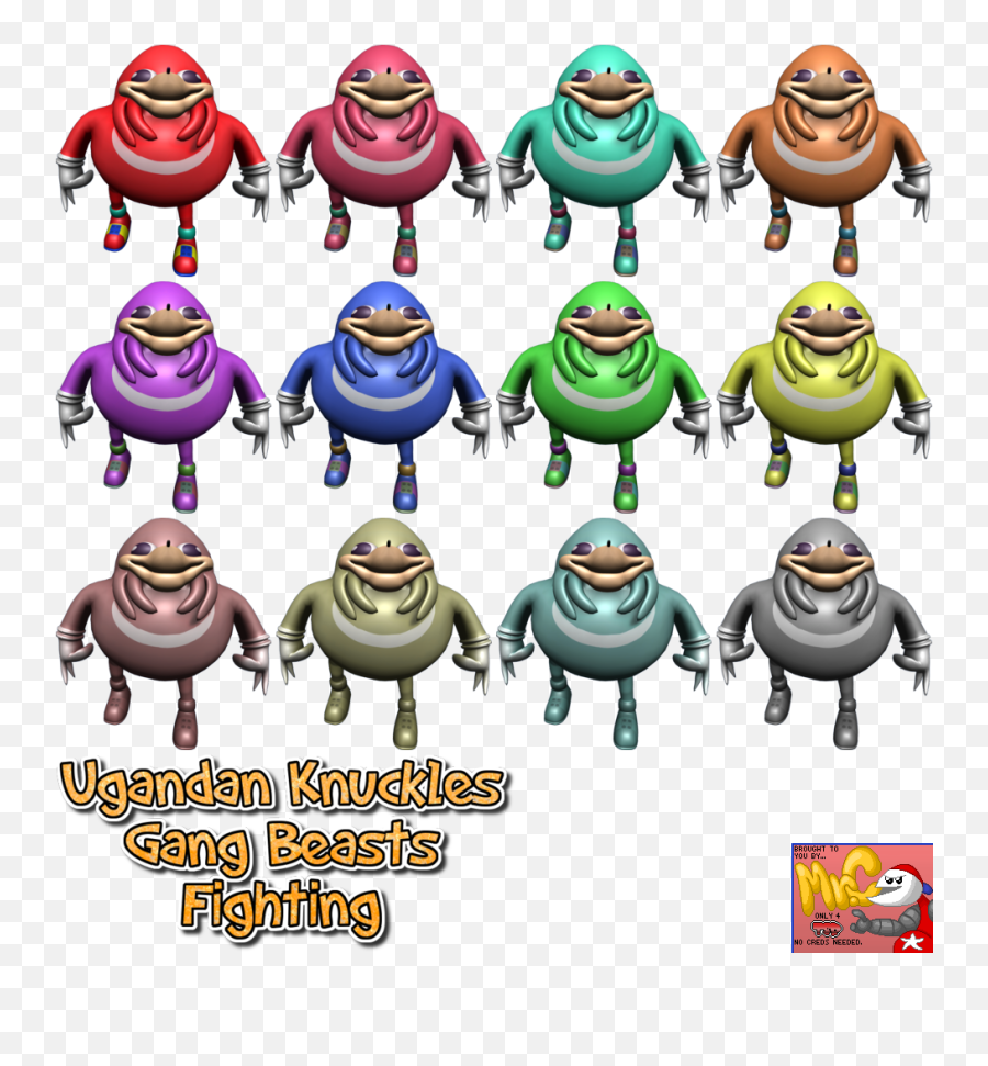 Mobile - Ugandan Knuckles Gang Beasts Fighting Character Toad Png,Ugandan Knuckles Transparent