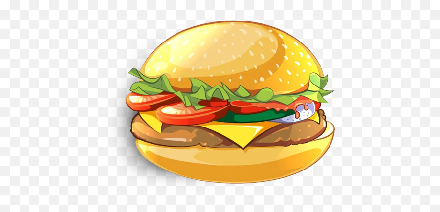 Download Free Png King Hamburger Cheeseburger Veggie Burger - Burger Drawing Png,Cheeseburger Transparent Background
