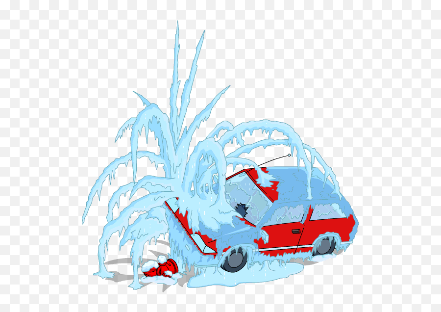 Frozen Car Snow Menu - Clipart Car Snow Png,Ned Flanders Png