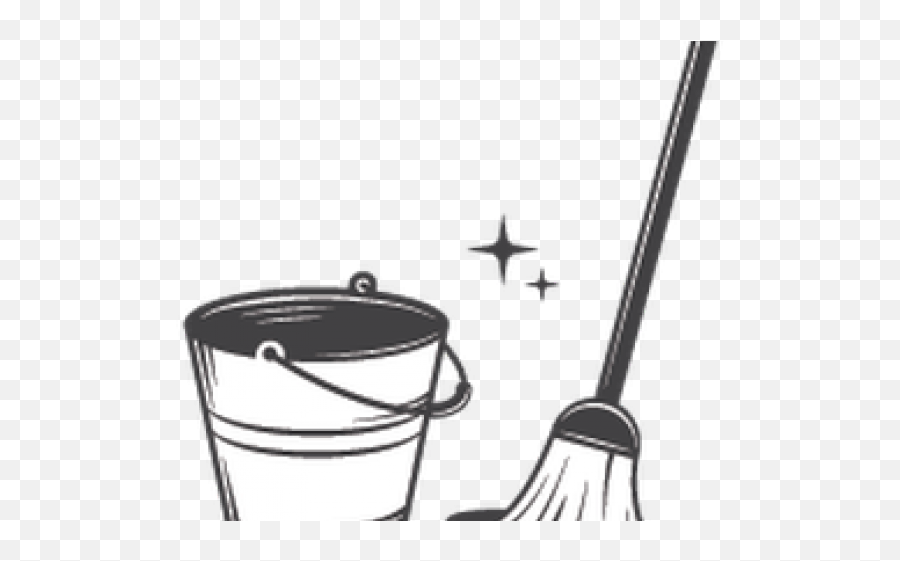 Transparent Bucket And Mop Png - Cleaning Mop And Bucket Clipart,Mop Png