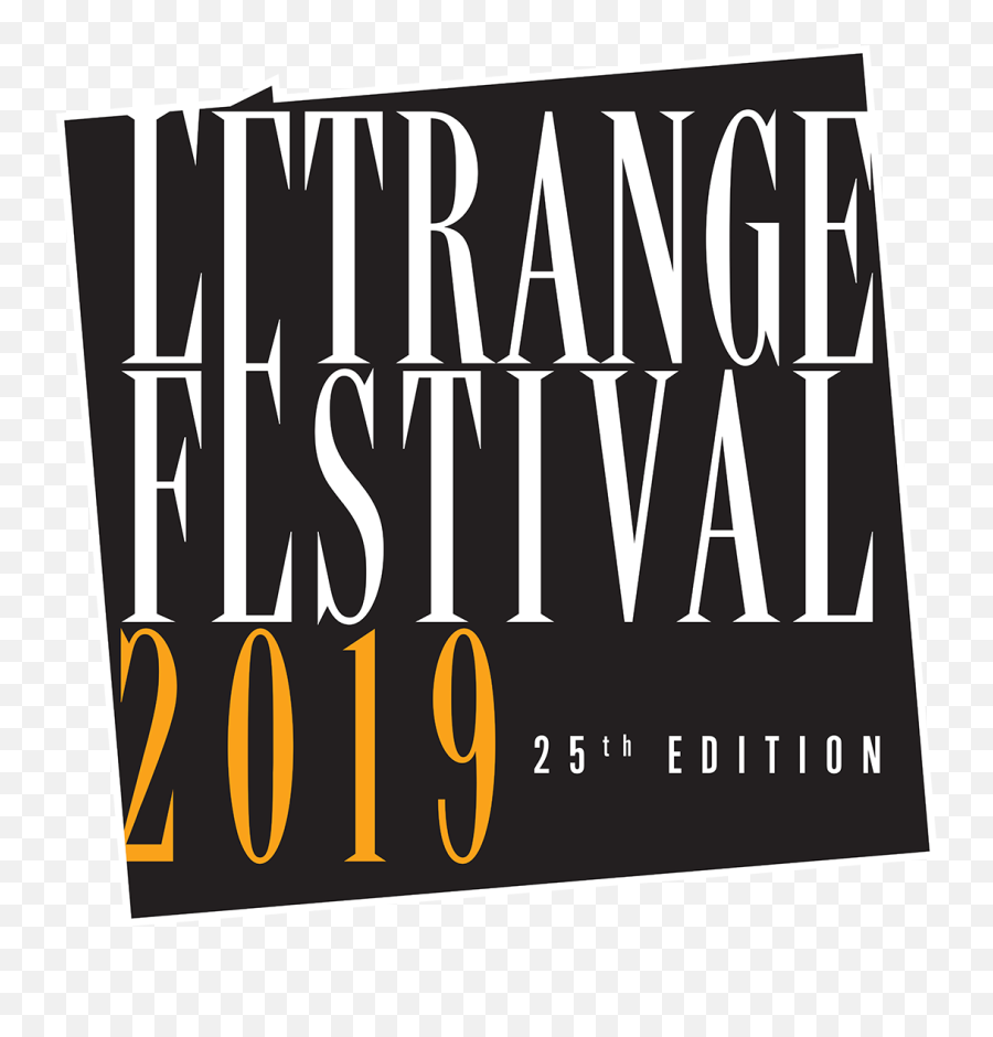 Lu0027étrange Festival - Xxveme Edition September 4 15 2019 Poster Png,L Transparent