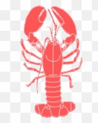 Lobster Crustacean Crab - Transparent Crawfish Clipart Free Png,Crawfish Png