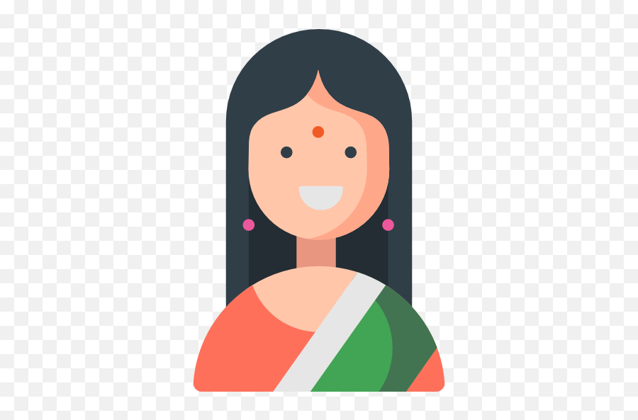 Indian Cartoon Png Image - Indian Woman Icon,Indian Png