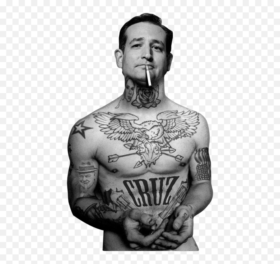 Izzy Galvez - Ted Cruz Tattoo Poster Png,Ted Cruz Png