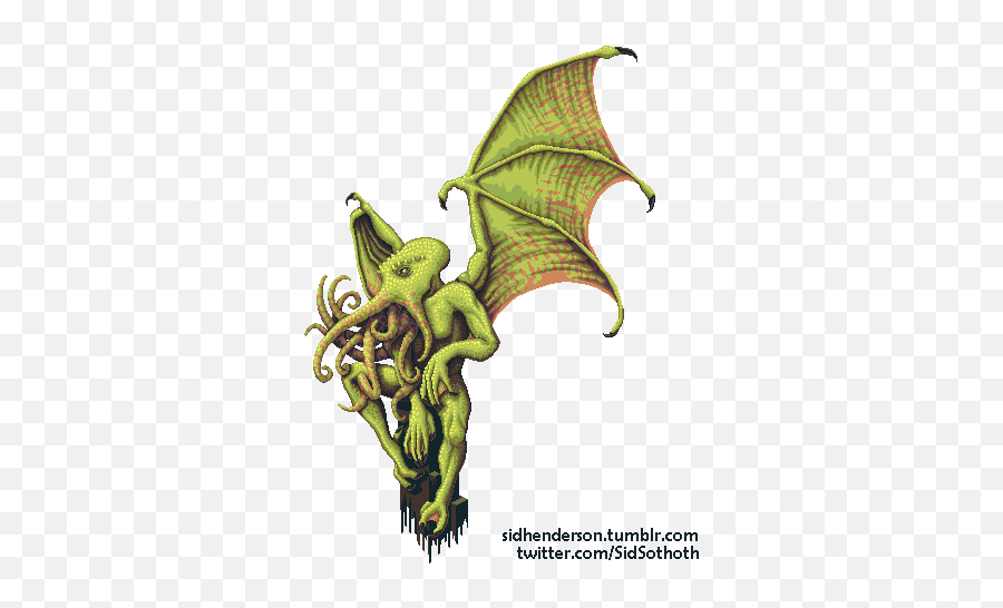 C Is For Cthulhu - Hp Lovecraft Png Transparent Full Size Dragon,Cthulhu Png