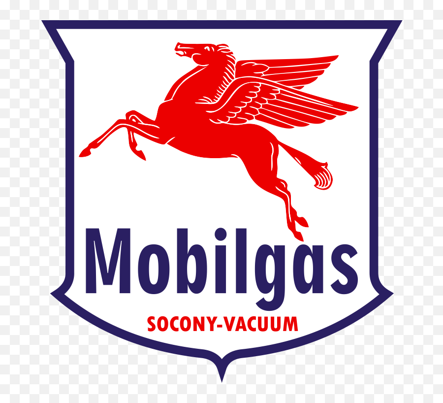 Mobil - Vintage Mobil Oil Logo Png,Red Pegasus Logo