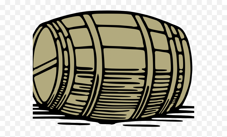 Barrel Clipart Transparent - Barrel Clip Art Png Download Wine Barrel Clip Art,Oil Barrel Png