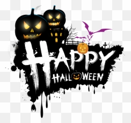 The Halloween Tree Holiday Clip Art - Happy Halloween Logo Transparent Png,Happy Halloween Png