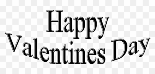 Birthday Banners - Happy Valentines Day Png White Thanksgiving