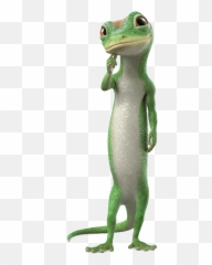 Geico Gecko Thinking Transparent Png - Geico Gecko Transparent Background,Geico Gecko Png