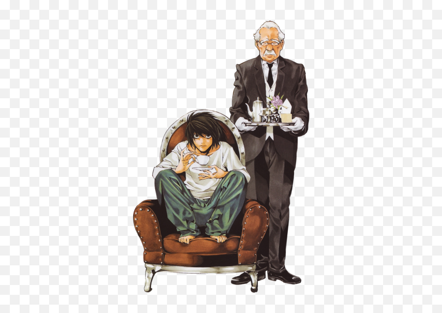 Mvc2 Illus Takeshi Obata Transparent In 2020 Death - Transparent L Death Note Manga Png,Light Yagami Transparent