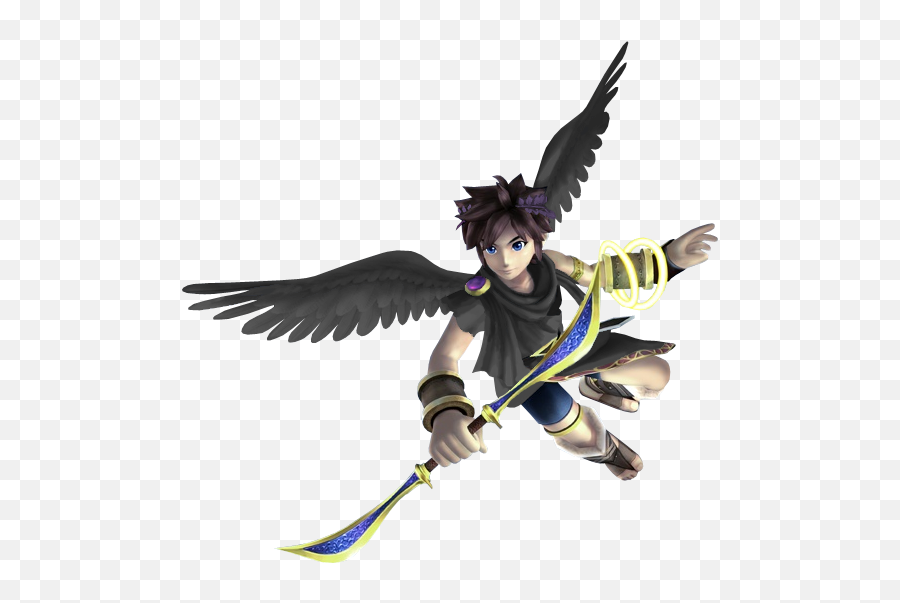 Download Dark Pit Symbol - Super Smash Bros Kid Icarus Supernatural Creature Png,Pit Png