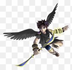 Download Dark Pit Symbol - Super Smash Bros Kid Icarus Supernatural Creature Png,Pit Png