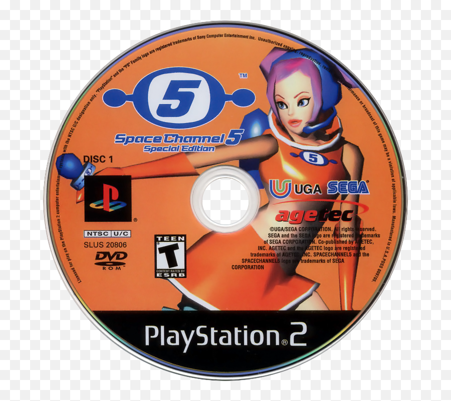 Special Edition - Space Channel 5 Disc Png,Space Channel 5 Logo