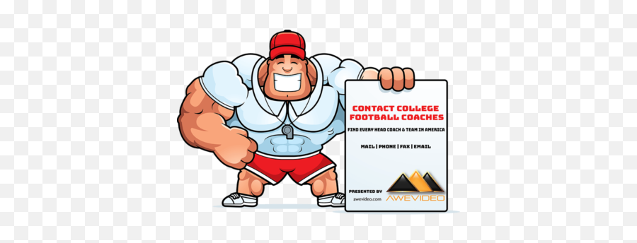 Ncaa I - A Independent Schools Football Coach Contacts U2013 Awe Cartoon Muscular Guy Png,Independent Icon