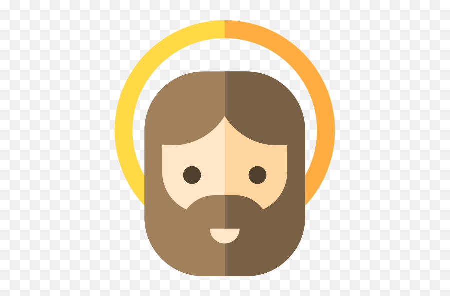 Jesus Png Icon - Jesus Head Cartoon Png,Jesus Face Png - free transparent  png images 