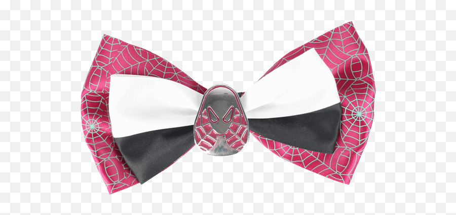 Spider - Gwen Hair Bow Satin Png,Hair Bow Png