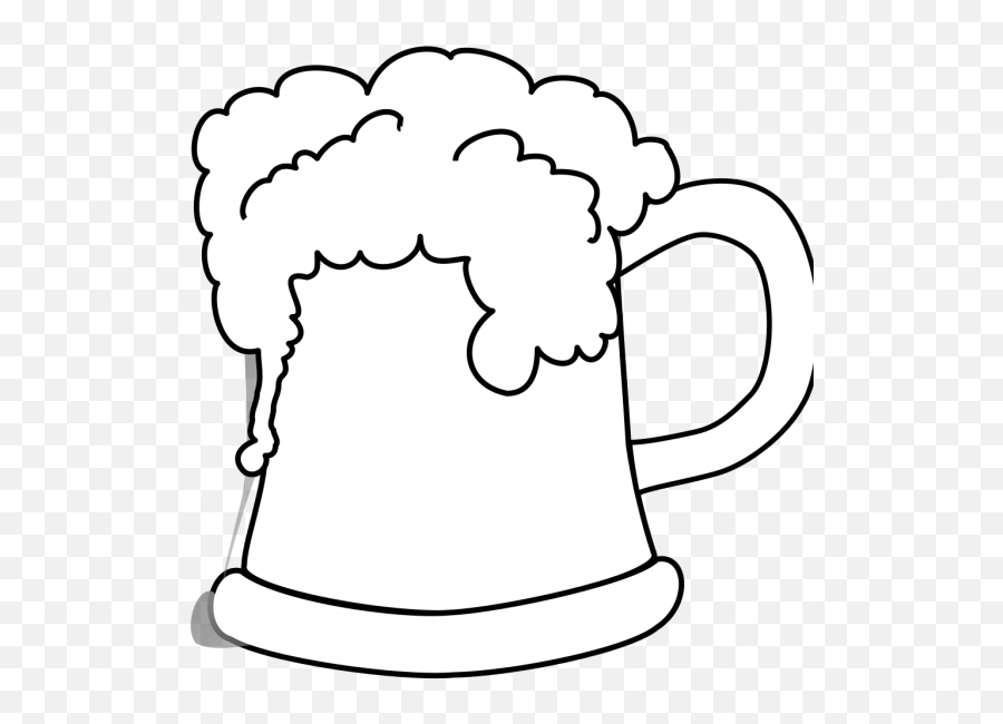 Beer Mug Outlined 2 Png Svg Clip Art - Beer Drawing,Beer Mug Icon