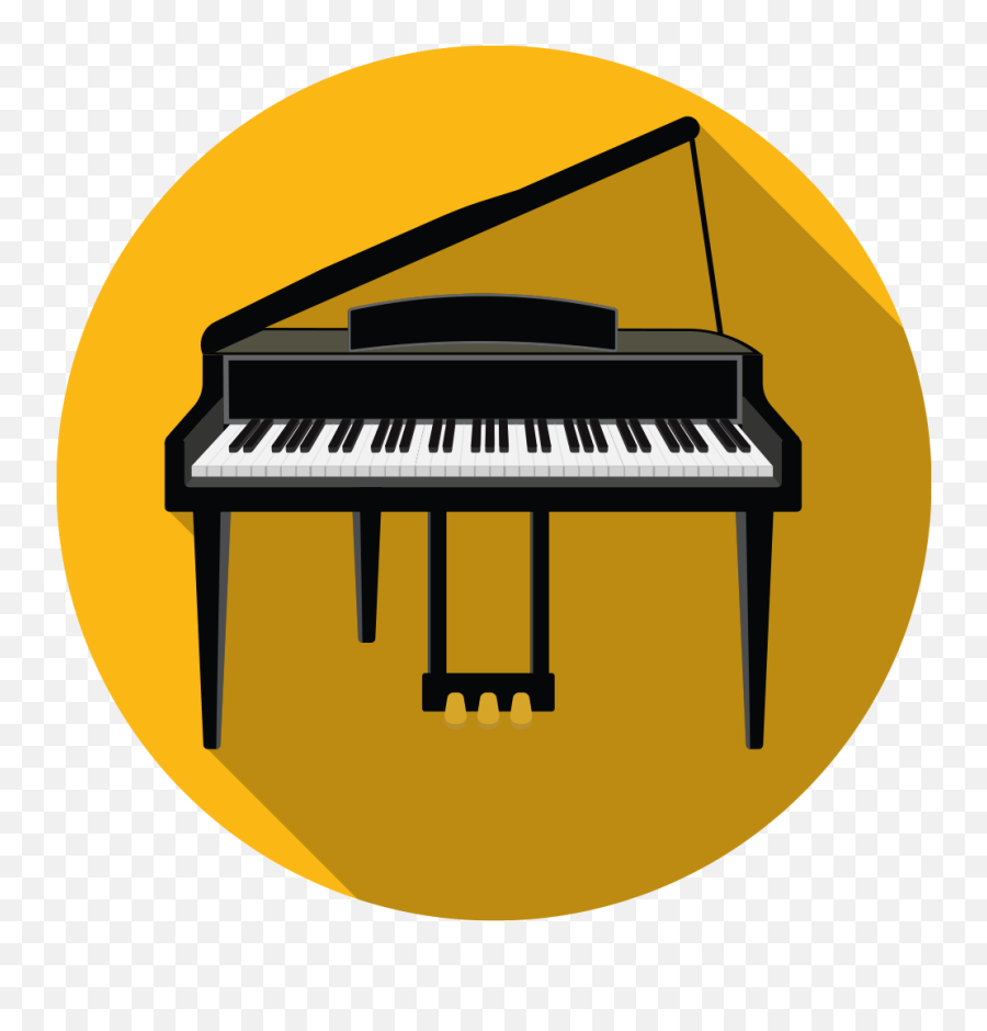 New U0026 Vintage Piano Dealer Tuning Repair Moving A440 - Blue Yellow Png,Piano Keyboard Icon