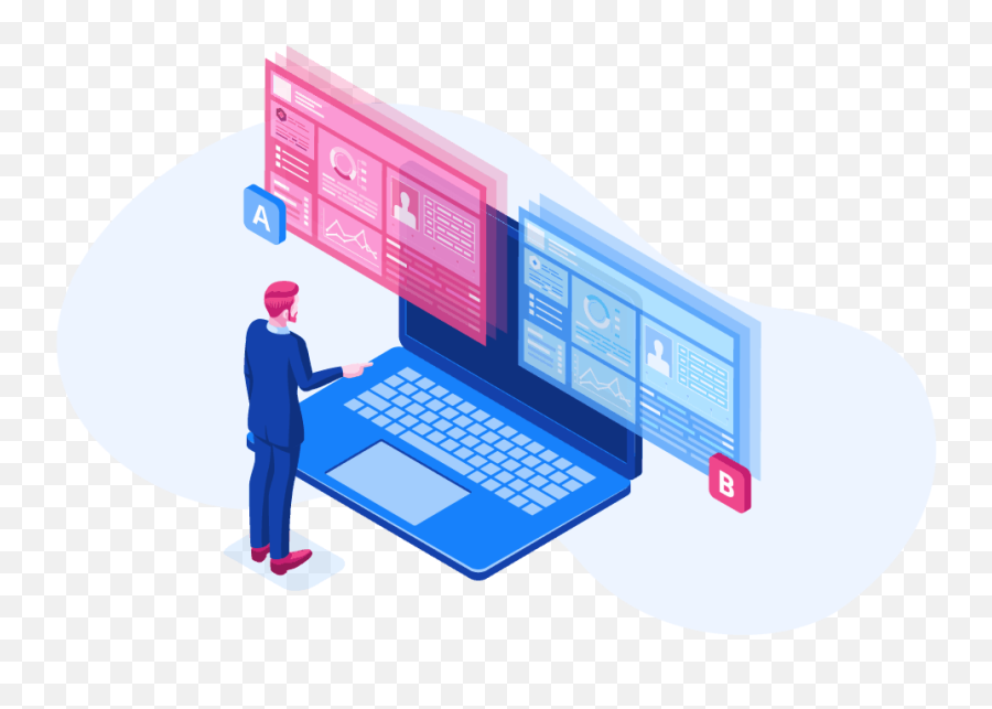 Web Personlization Ab Testing Tool For Dynamic Websites - Ab Testing Png,A/b Testing Icon