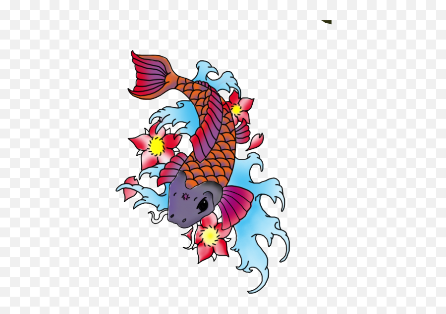 Download Free Fish Tattoos Png Clipart Icon Favicon Freepngimg - Coys Fish Tatoos,Koi Icon