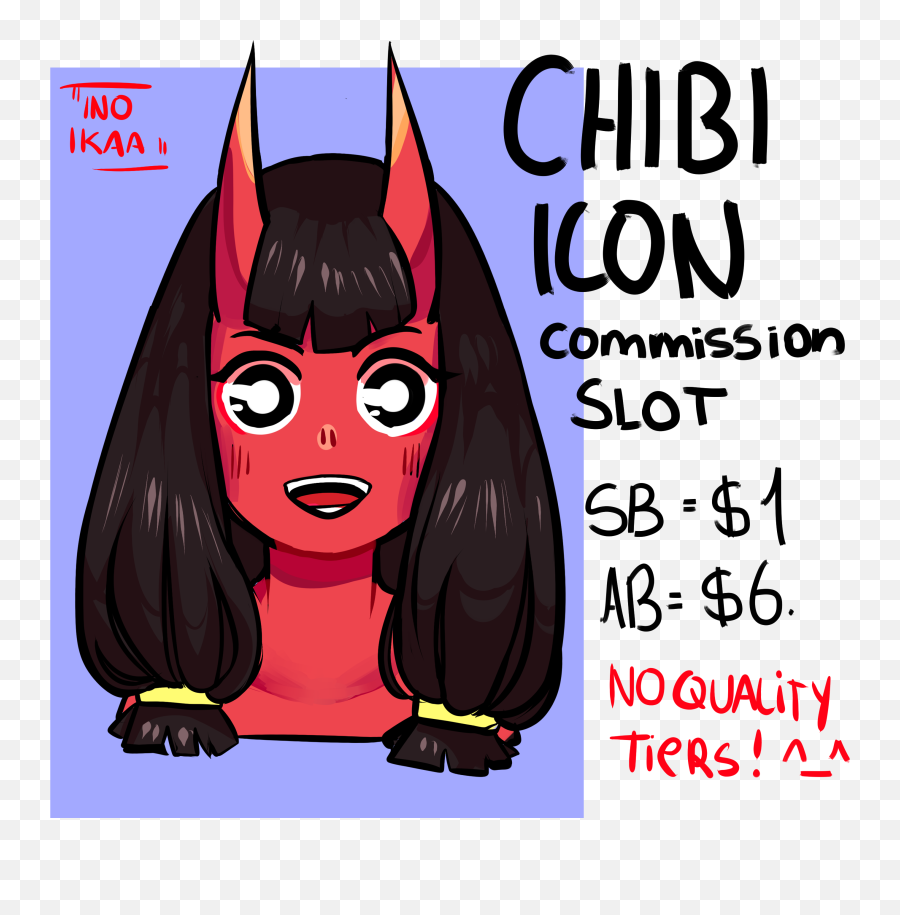 Chibi Icon Commission Slot 2 - Ychcommishes Demon Png,Icon Commissions