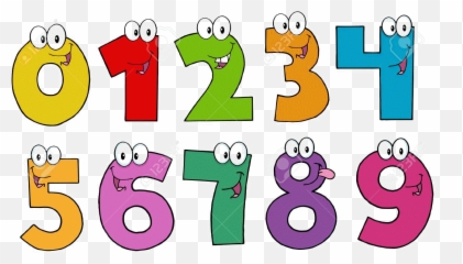 Il Quaderno A Quadretti Tangram Shapes Train Clip Art - Cartoon Numbers Transparent Background png