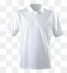 T - Plain White Collar T Shirt Png,Polo Png