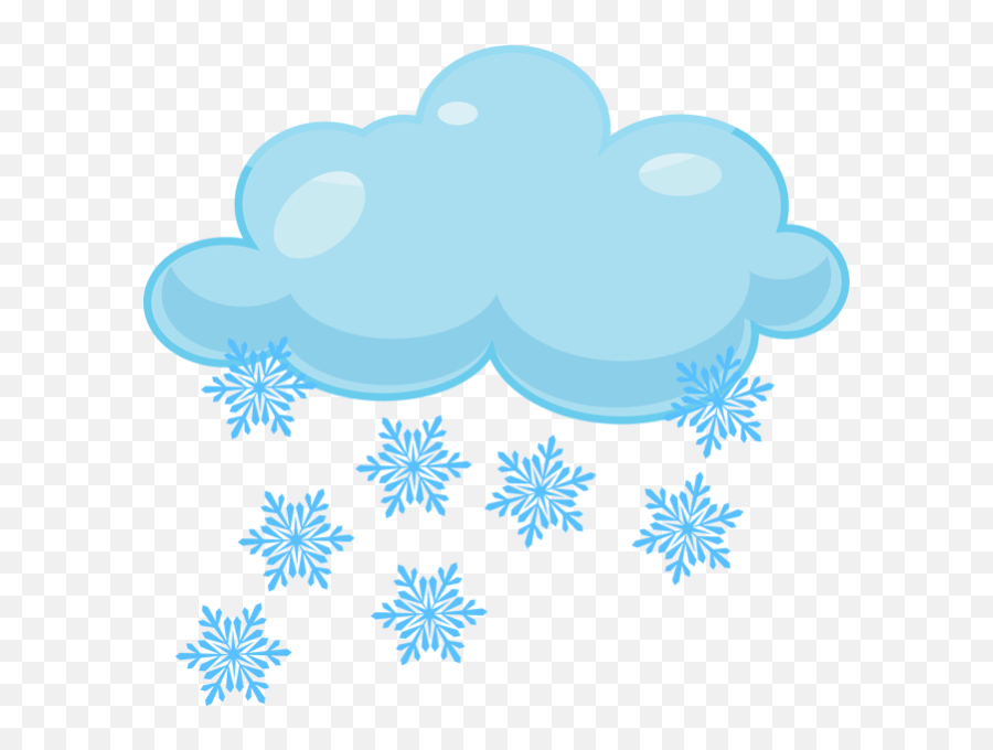 Clipart Clouds Snowing Transparent - Snowing Clipart Png,Snowfall Transparent
