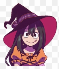 Telegram Sticker From Anime Halloween Pack - Tsuyu Asui png