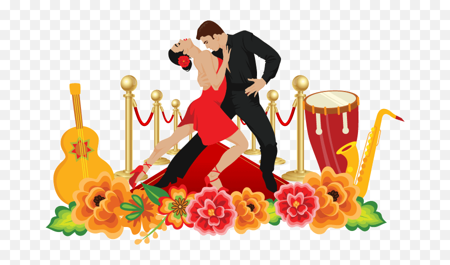 Dancing With Our Community Stars Kick - Off Party Oxnard Transparent Salsa Dance Clipart Png,Kick Off Icon