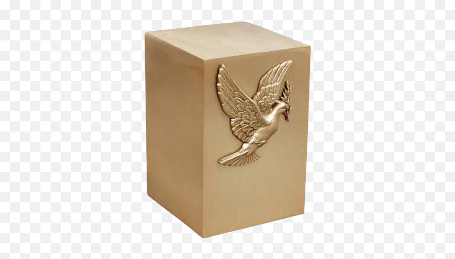 Pax Spiriti Bronze Cremation Urn - Cardboard Box Png,Pax Christi Peace Icon