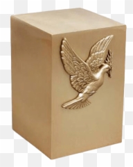 Pax Spiriti Bronze Cremation Urn - Cardboard Box png