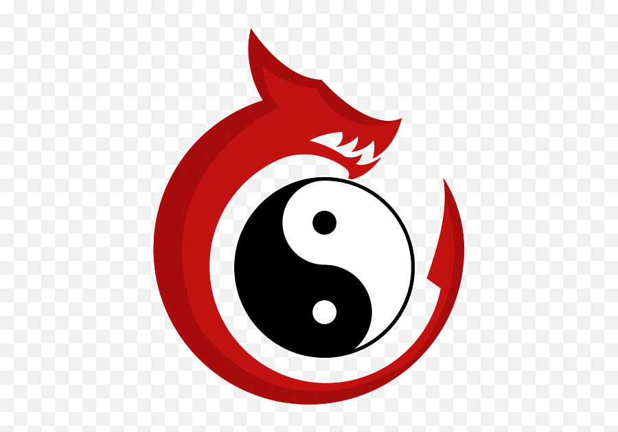 Dragon Yin Yang Symbol Taoism Harmony China Gift Greeting Card - Two Concepts Of Chinese Philosophy Png,Chinese Dragon Icon