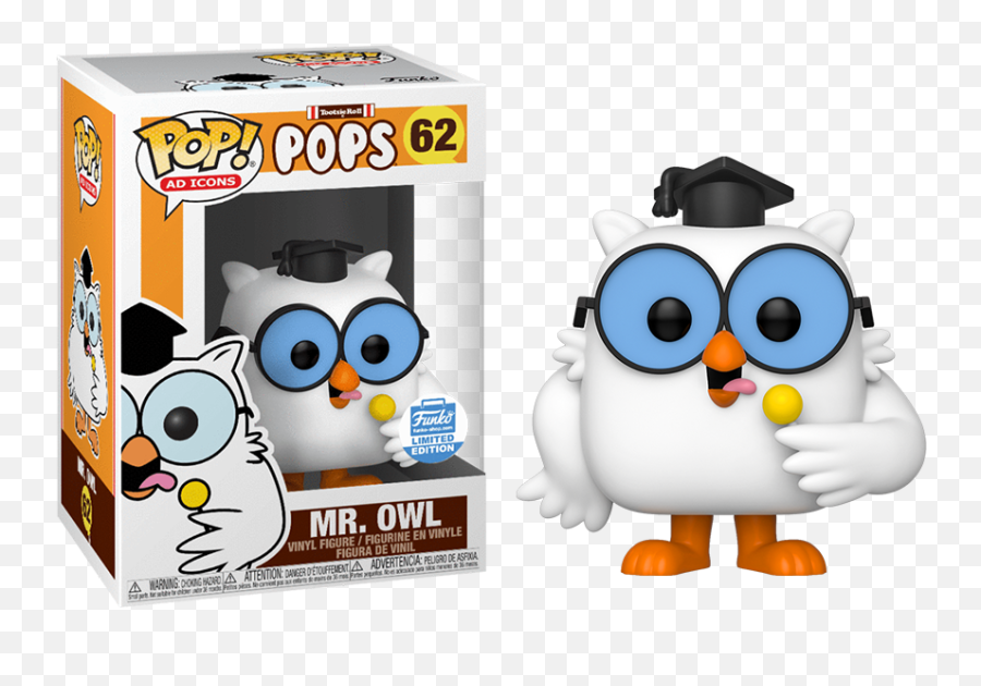 Funko Pop Tootsie Mr Owl 62 - Tootsie Pop Owl Funko Pop Png,Warung Icon