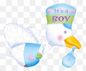 Download Itu0027s A Boy Baby Duck Balloon - Cigueñas Para Baby Cigueñas Para Baby Shower Png,Its A Boy Png