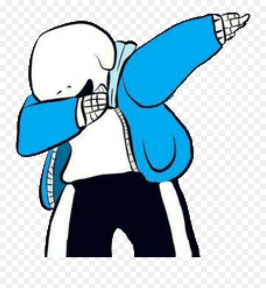 Dab Meme Sans Sanstheskeleton Freetoedit - Sans Dab Png,Dab Png