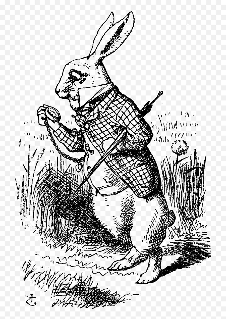 White Rabbit - Wikipedia Alice In Wonderland White Rabbit Png,Alice In Wonderland Png