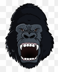 Clip For Free Download - Angry Gorilla Cartoon Png,Gorilla Cartoon Png