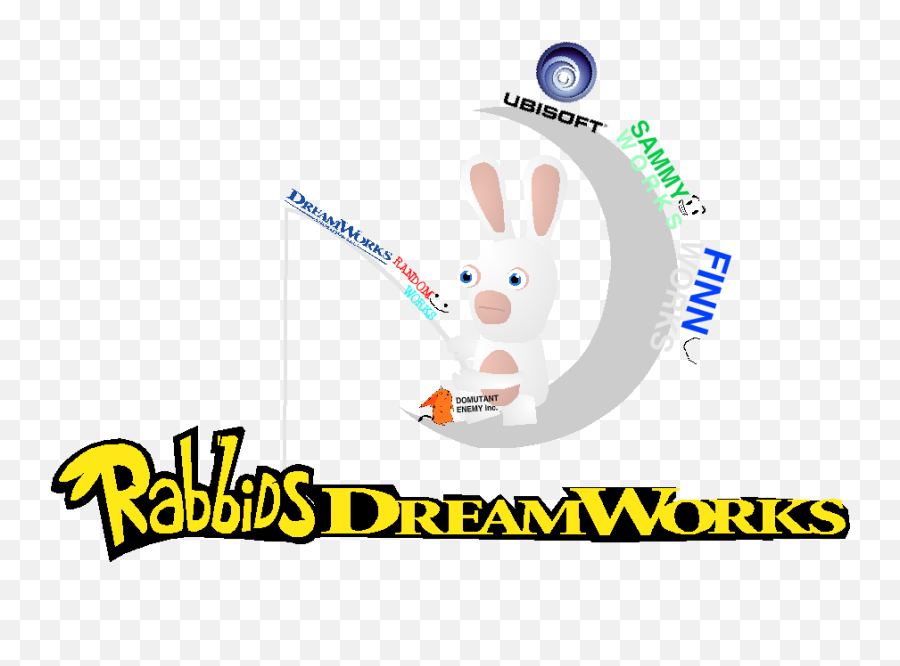 Dreamworks - Rabbids Go Home Wii Png,Dreamworks Logo Png