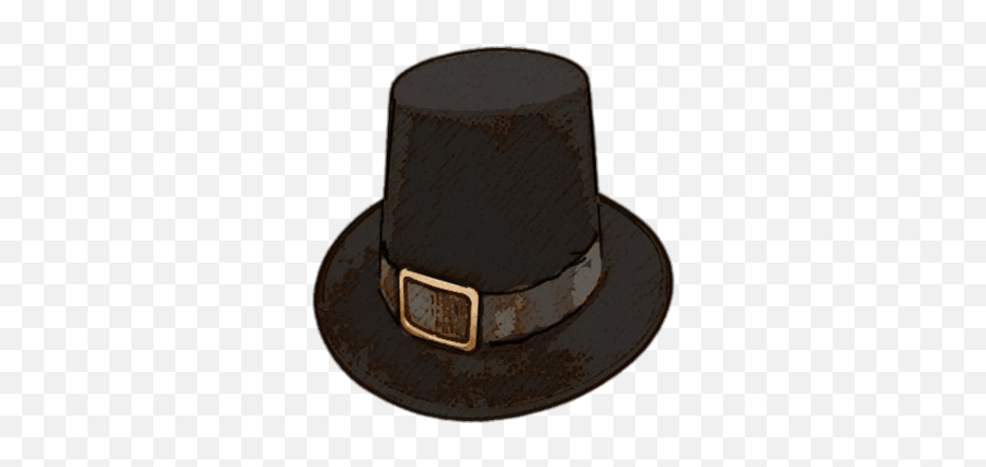 Hat Illustration Transparent Png - Worn Pilgrim Hat,Pilgrim Hat Png