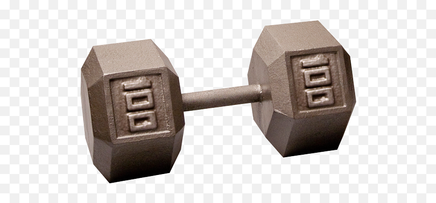 Cast Hex Dumbbells Single Professional Gym Quality By Body - Solid Pesas De 100 Libras Png,Dumbell Png