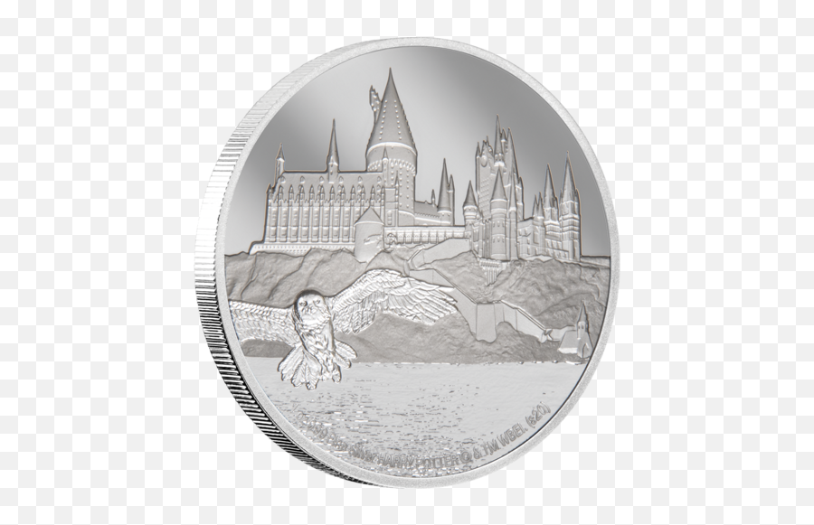 Hogwarts Castle 1oz Silver Coin - Harry Potter 2 2020 Png,Hogwarts Transparent
