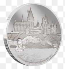 Hogwarts Castle 1oz Silver Coin - Harry Potter 2 2020 Png,Hogwarts Transparent