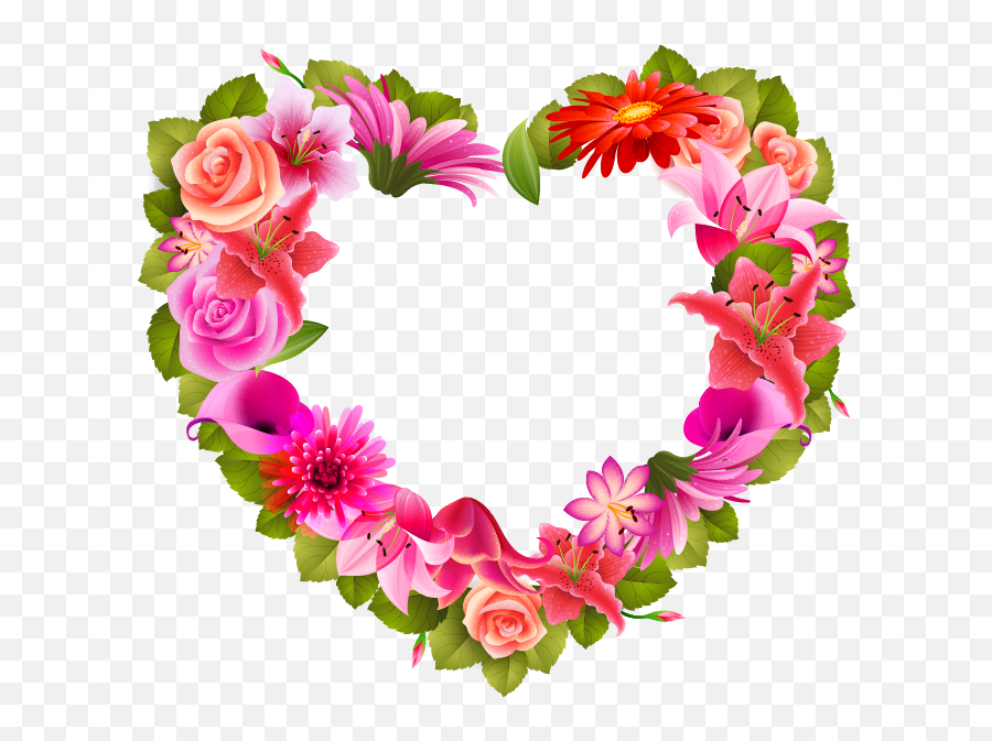 Petal Clipart Heart Shaped Flower - Flores En Forma De Valentine Flowers Picture Download Png,Flower Shape Png