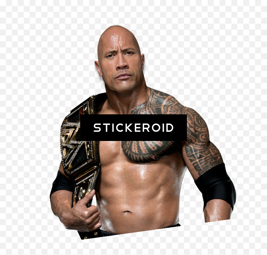 Download Hd Dwayne Johnson Pic - Barechested Transparent Png Rock Wwe Champion Deviantart,Dwayne Johnson Png