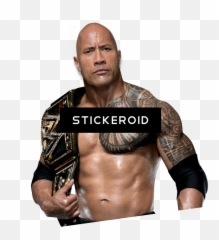 Download Hd Dwayne Johnson Pic - Barechested Transparent PNG Rock Wwe Champion Deviantart