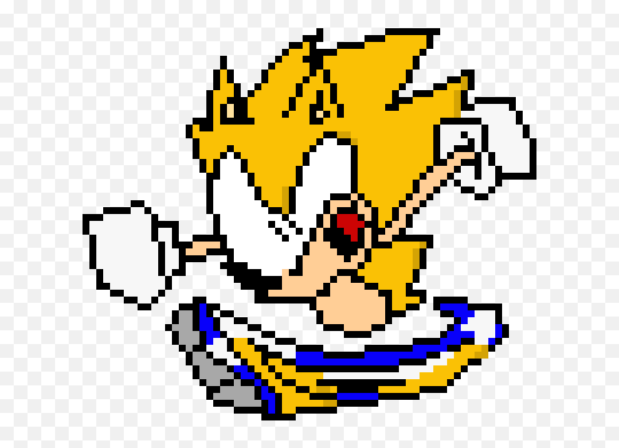 Sonic Running Original By Heavy Daddy - Pixel Art Sonic Exe Png,Sonic Running Png