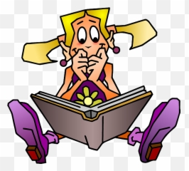 Lorax - Facts On World Book Day Hd Png Download Original Girl Studying Clipart,Lorax Png